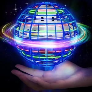Flying Orb Ball Toy 2024, Upgraded Hover Boomerang Ball Galactic Fidget Spinner, Cosmic Globe Orb Drone Cool Toys Gift for 6 7 8 9 10 11 12  Years Old Boy Girls Christmas