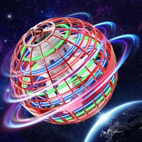 Flying Orb Ball Toys, 2024 Ball Hand Controlled Mini Drone Magic Hover Globe Boomerang Fidget Spinner Birthday Ideas Cool Boys Girls Kids for 6 7 8 9 10  Year Old Indoor Outdoor Toys