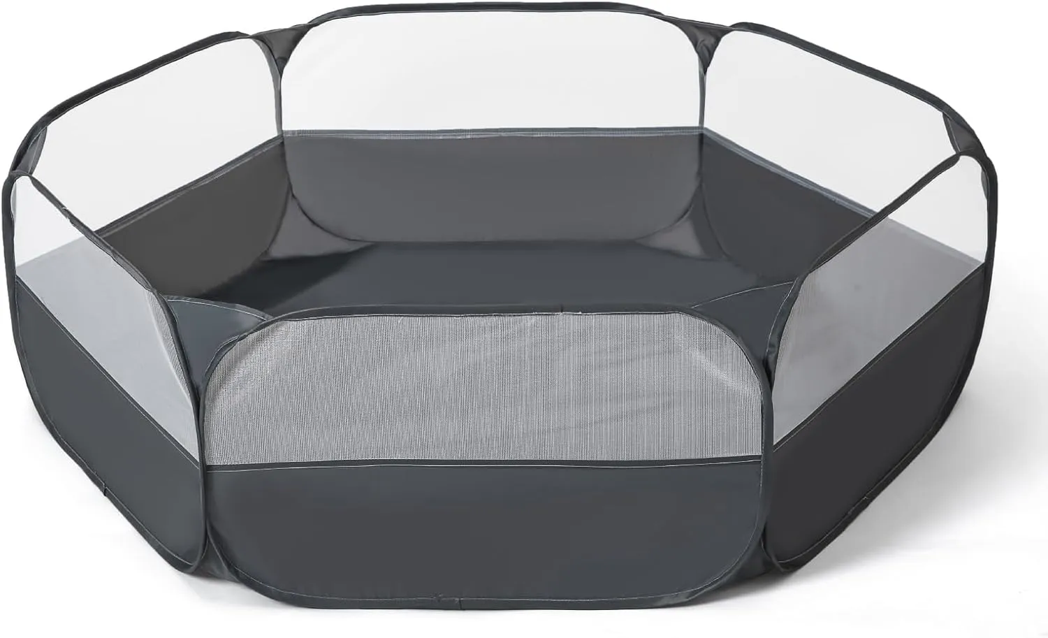 Foldable Ball Pit for Toddlers, Large Pop Up Ball Pits Kids Play Tent Crawl Playpen Ball Pool Playhouse Playpen with Storage Bag, for Boys Girls Dogs Cats Ferrets Indoor Outdoor, Dark Gray