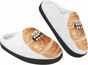 Food Plush Slippers for Kid Warm Fuzzy Cozy Furry Cotton Slippers Non-Slip Indoor Outdoor Slippers for Child US 9-15