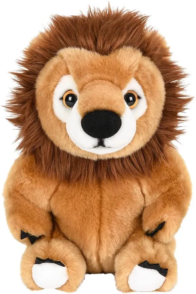 Forest & Twelfth Kids Lion Belly Buddy Toy, Stuffed Animal Toy, Plush Lion, Super Soft and Cuddly, Nursery or Child's Room Decor, All-Occasion Gift for Boys and Girls Aged 3  Years (Lion)
