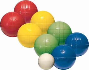 Franklin Sports Bocce Sets - Backyard   Beach Bocce Ball Sets - (8) Outdoor Balls   (1) Pallino - Adult   Family Bocce Sets