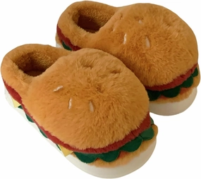 Frog Cartoon Animal Slippers - Fluffy Retro Memory Foam Plush Indoor Home Shoes With Thick Soles