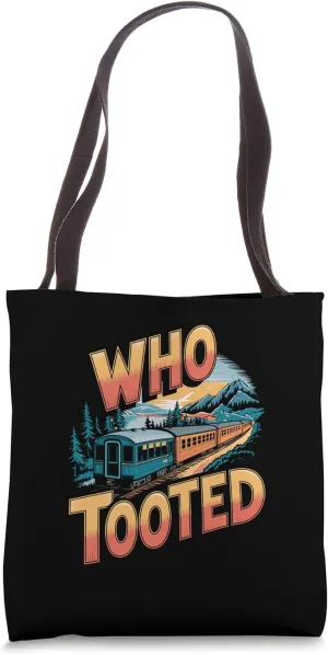 Funny Wagon Train Lover Locomotive Railroad Conductor Tote Bag