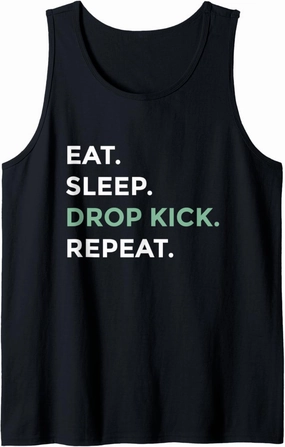Funny Rugby Men's Boy's Rugby Player Drop Kick Gift Tank Top