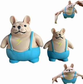 Funny Splat Dog Stress Relief Toys，Dog Squishy Toy,Dog Squeeze Toy,Cute Dog Sensory Stress Toy，Stress Reliever Toy Reduce Irritability for Kids and Adults. (Large)