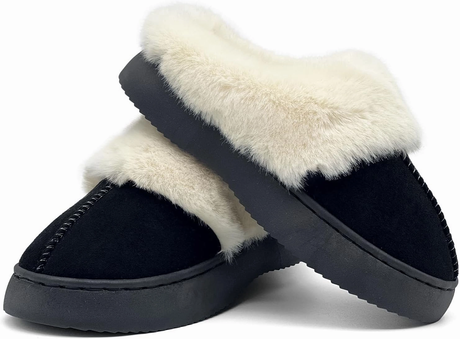 Fuzzy House Slippers for Kids Girls boys Soft Plush Platform House Shoes Memory Foam Warmth Slip-on Slippers Indoor Outdoor Big Kid