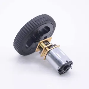 GA12-N20 Mini DC Gear Motor DC3V6V12V Smart Car Robot Kit 34mm Wheels Metal Gear Reduction Low Speed High Torque - (Speed(RPM): 500/ Voltage(V): 3V)
