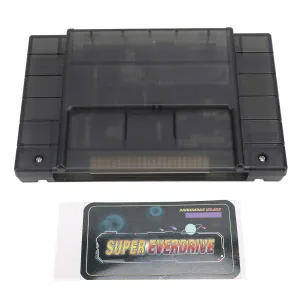 Game Cartridge, 3000 in 1 Video Game Cartridge Card V1.0, Built in 8GB Memory Card, Automatic Save Backup, for SNES for SFC Gaming System (Black)