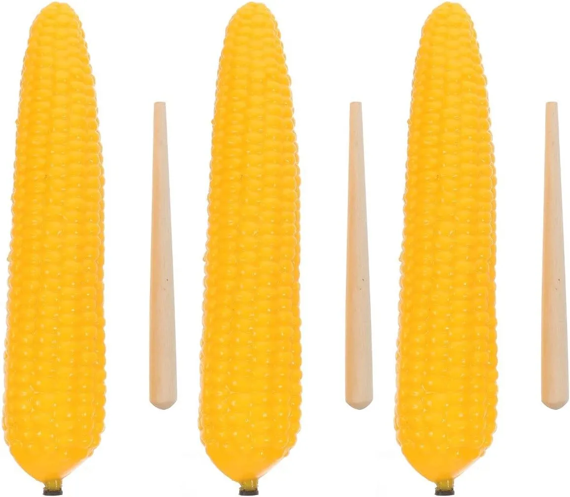 Garneck Toddler Maracas 3 Sets Simulated Fruit Sandbox Musical Instruments for Toddlers Abs Model Vegetable Maraca