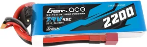Gens ace G-Tech 2200mAh 45C 7.4V 2S Lipo Battery with Deans Plug