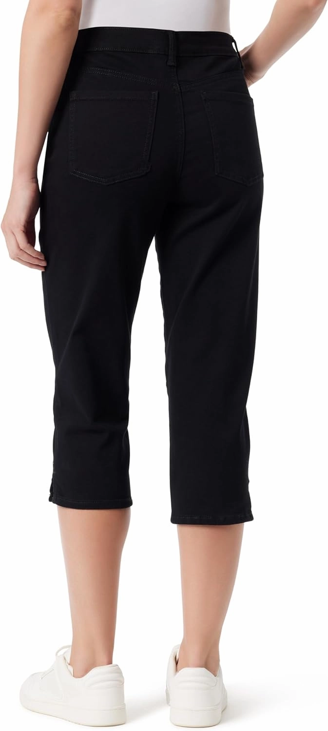 Gloria Vanderbilt Women's Amanda Capri with High Rise Straight Standard