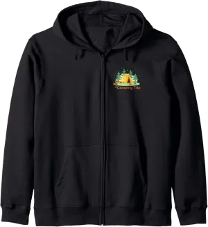 Go Outside Adventure Nature Hiking Camping Climbing Summer Zip Hoodie