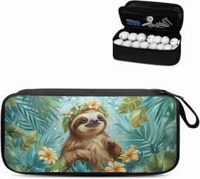 Golf Ball Bag Pouch, Golf Essentials Accessory Bag, Golf Valuables Pouch Golf Gifts for Men Golf Accessories Case Bag
