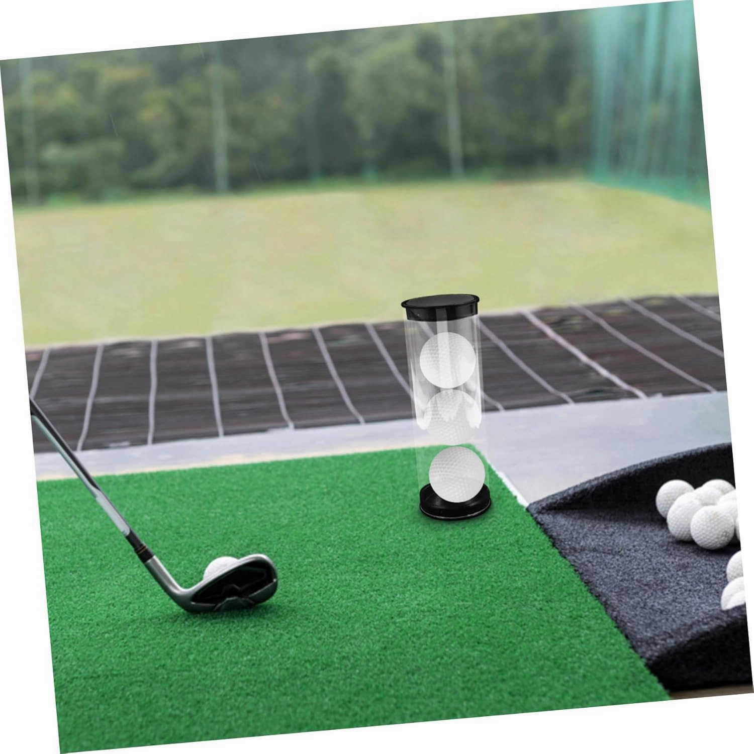 Golf Barrel Small Golf Bag Balls Golf Tees Short Unbreakable Golf Ball Tee Golf Range Basket Golf Ball