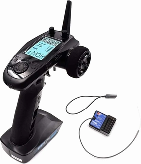 Goolsky Flysky FS-GT5 2.4G 6CH Transmitter Remote Controller with FS-BS6 Receiver for RC Car Crawler Boat
