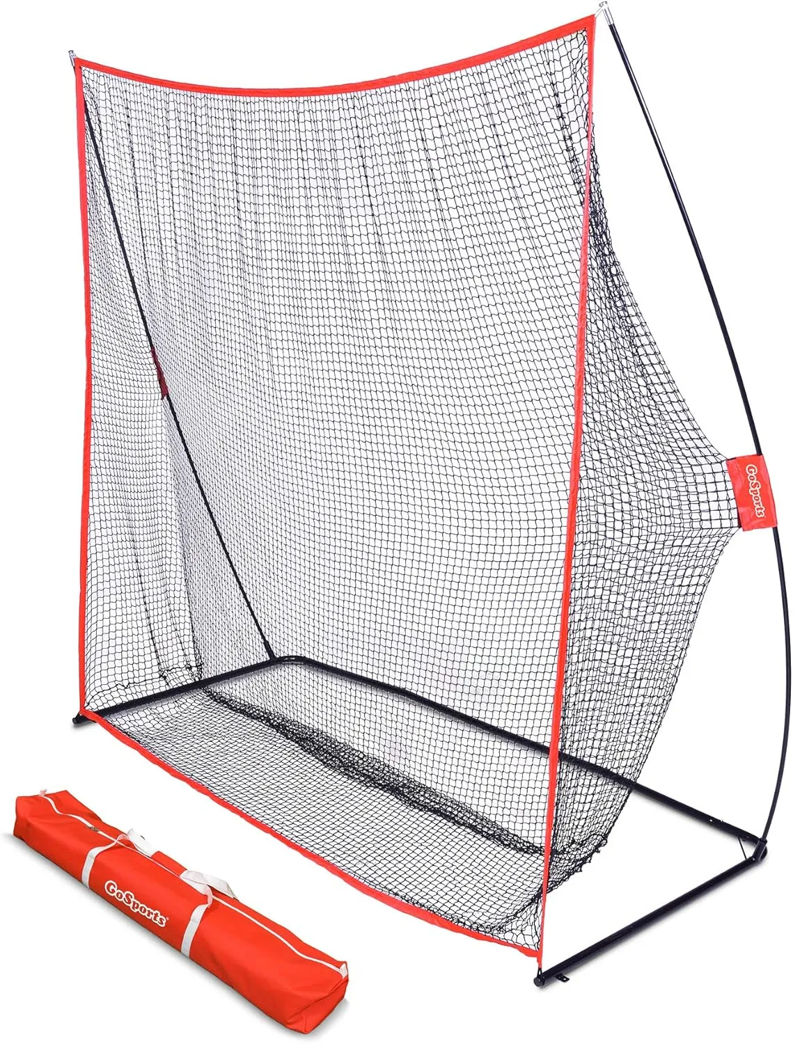 GoSports Golf Practice Hitting Net - Choose Between Huge 10 x7 ft or 7 x7 ft Nets -Personal Driving Range for Indoor or Outdoor Use - Designed by Golfers for Golfers