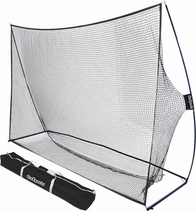 GoSports Golf Practice Hitting Net - Choose Between Huge 10 x7 ft or 7 x7 ft Nets -Personal Driving Range for Indoor or Outdoor Use - Designed by Golfers for Golfers
