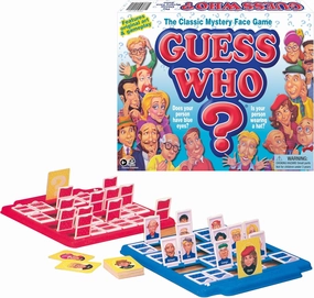 Guess Who? Board Game with Classic Characters by Winning Moves Games USA, Classic Children's Mystery Board Game of Deduction for 2 Players, Ages 6  (1191)