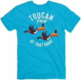 Guinness Beer Short Sleeve T-Shirt, Caribbean Blue | Guinness, Toucan Play Design | 100% Ringspun Cotton