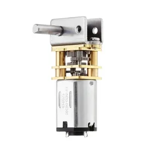 GW12N20 DC 6V 12V Worm Gear Motor Low Speed Ultra Mini Gear Box Reversible Electric Engine For Smart Car Robot 1Pcs(60rpm,12V)