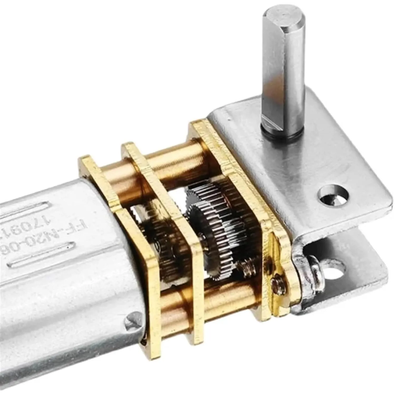 GW12N20 DC 6V 12V Worm Gear Motor Low Speed Ultra Mini Gear Box Reversible Electric Engine For Smart Car Robot 1Pcs(60rpm,12V)