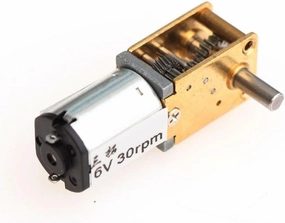 GW12N20 DC 6V 30 60 90rpm smallest Worm gear motor Low speed Ultra mini gear box Reversible Electric engine for Smart car Robot - (Speed(RPM): 6V 60RPM)