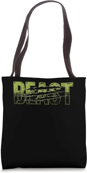 Gym Workout Training Beast Fitness Weight Loss Exercise Tote Bag
