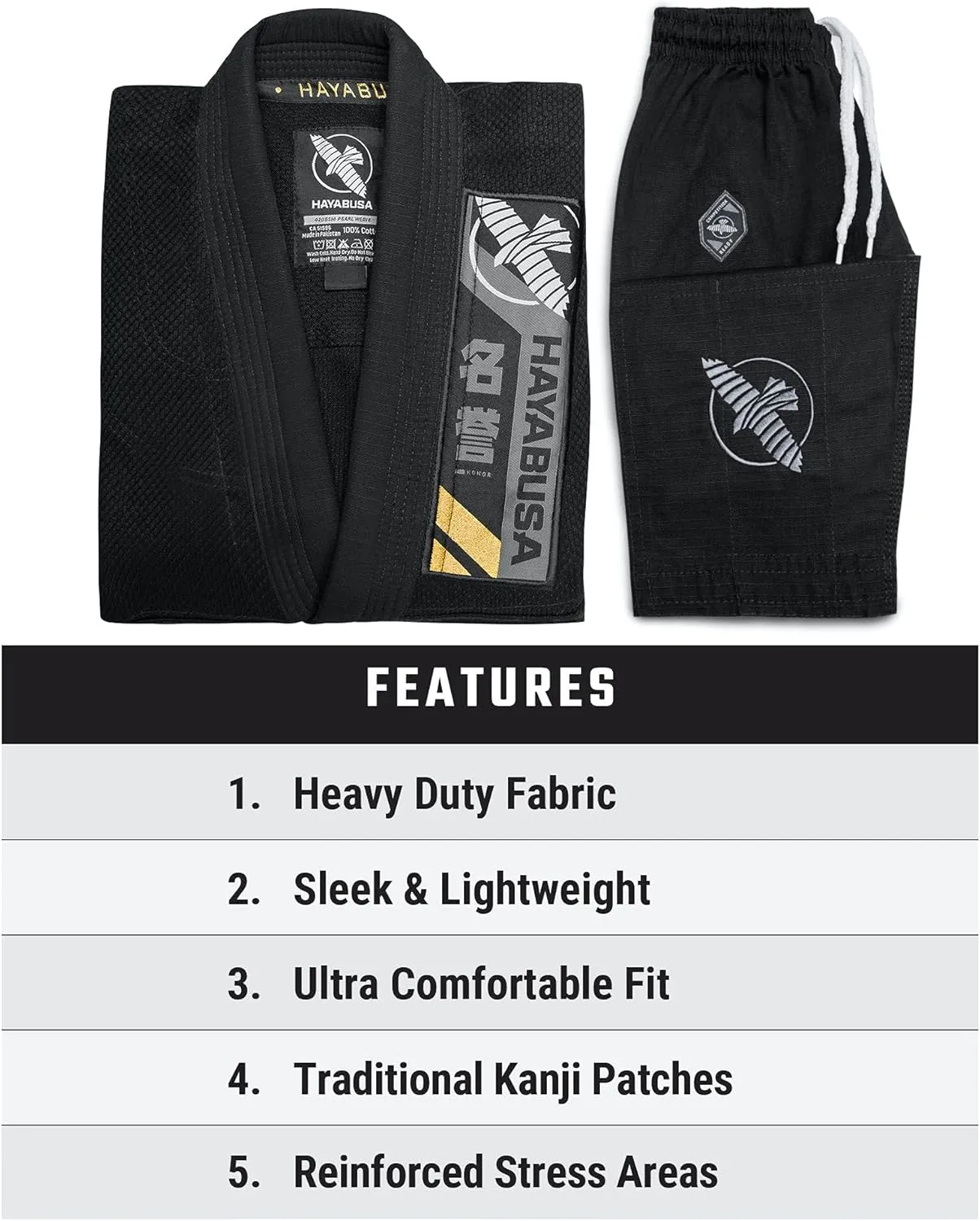 Hayabusa Ascend Lightweight Jiu Jitsu Gi Kids