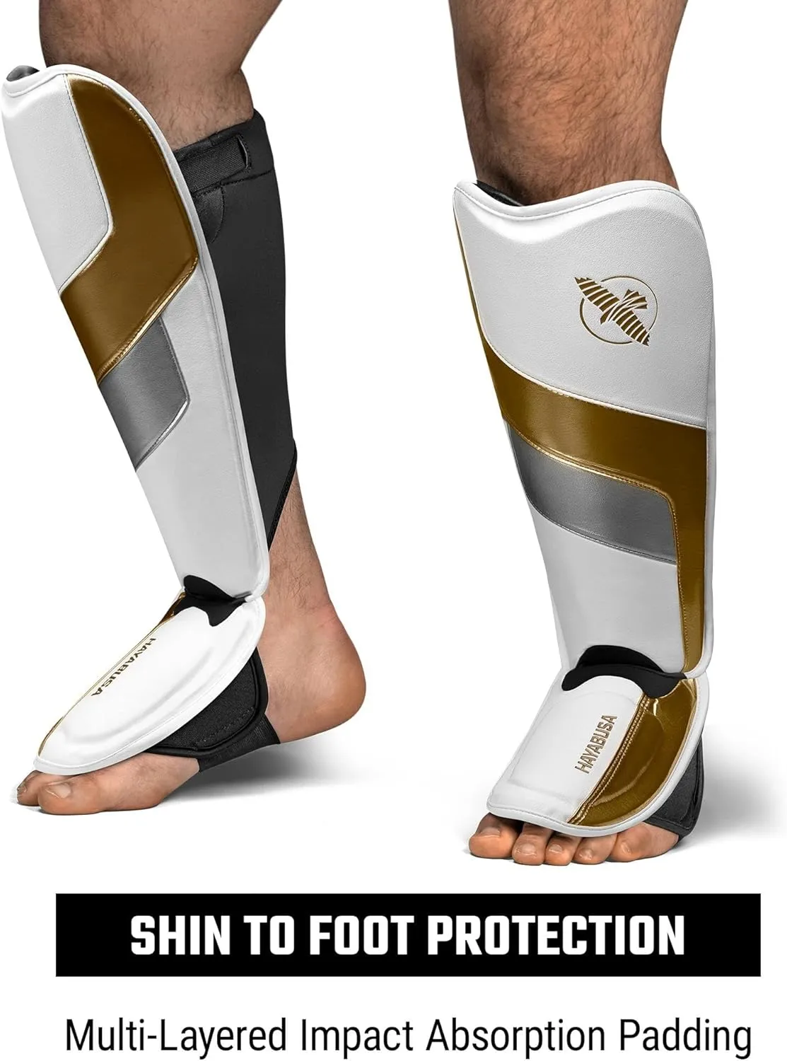 Hayabusa T3 Full-Back Shin Guards