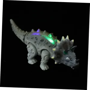 Hemoton 1pc Educational Electric Walking Dinosaurs Toy Voice Adorable Boy Girl Plaything for Learning Colors and Animal Recognition Construction
