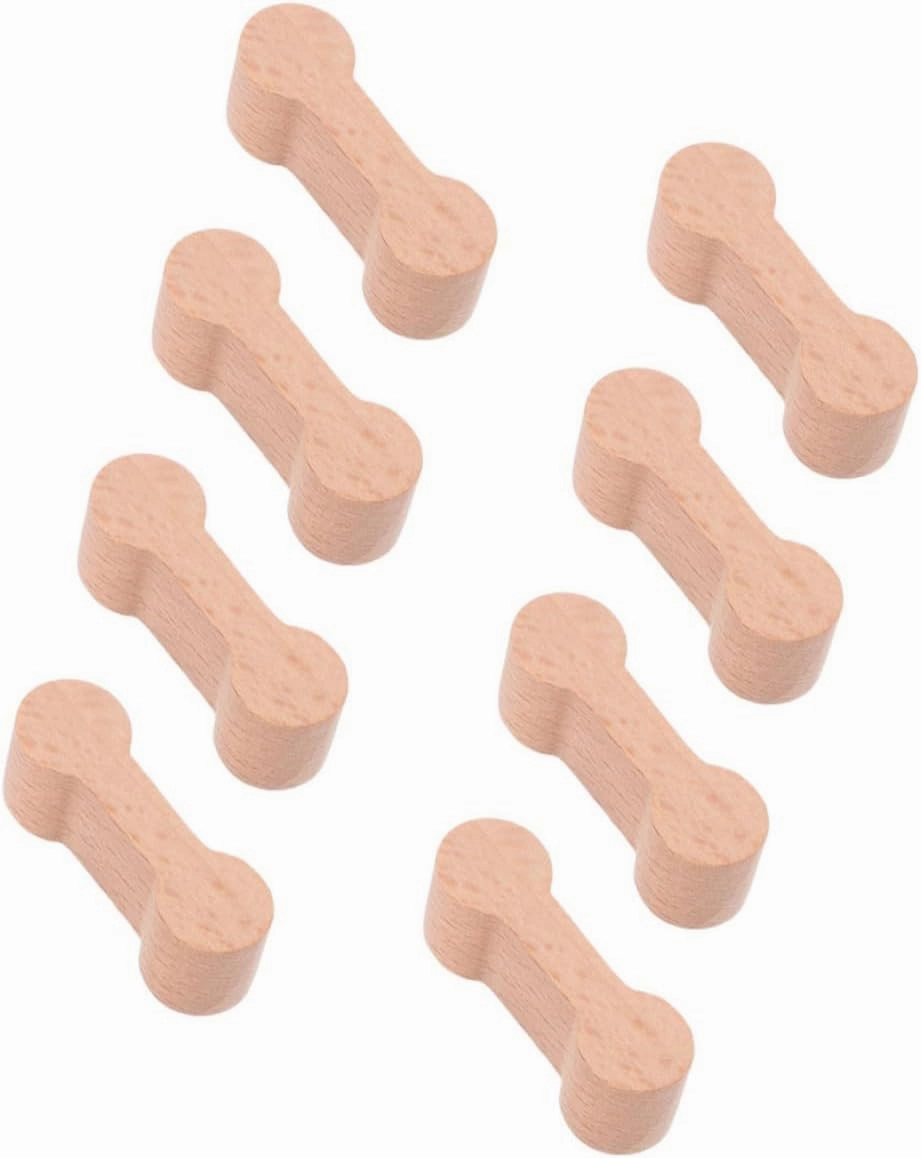 Hemoton 40pcs Wooden Train Track Connectors Adapters for Creative Play Compatible Major Railway Brands Compact Design for Boys and Girls Cognitive Development and Coordination