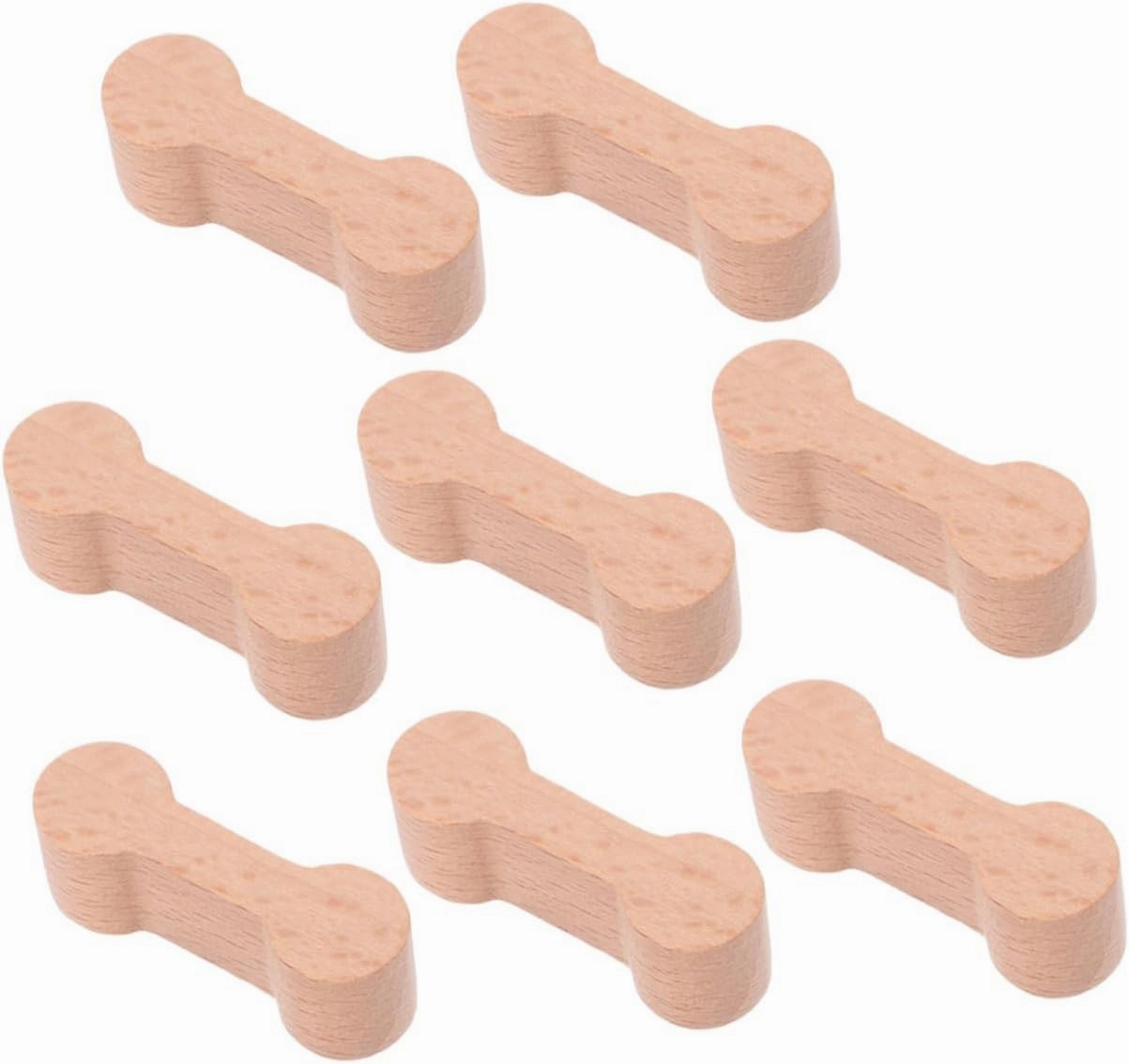 Hemoton 40pcs Wooden Train Track Connectors Adapters for Creative Play Compatible Major Railway Brands Compact Design for Boys and Girls Cognitive Development and Coordination