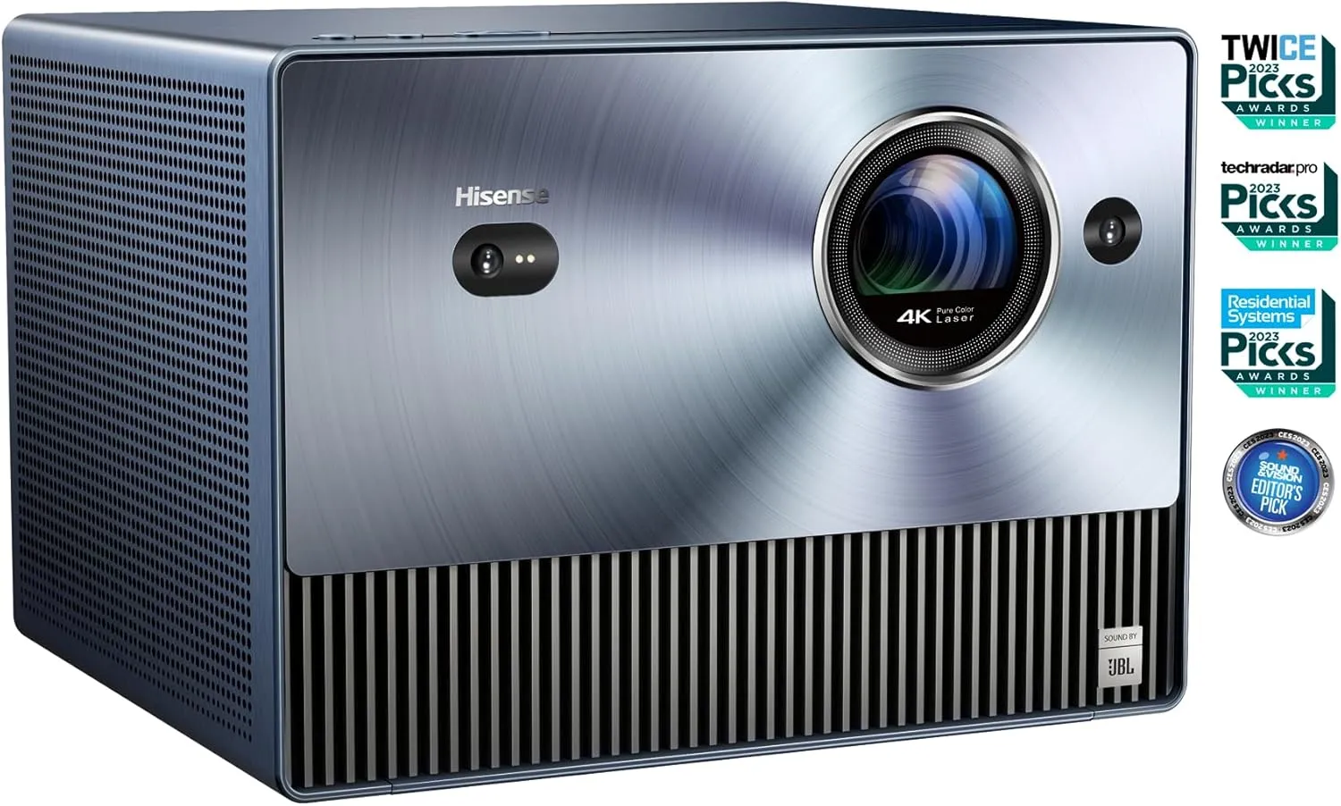 Hisense C1 Trichroma Laser Short Throw Mini 1600 Lumens Projector (Renewed)