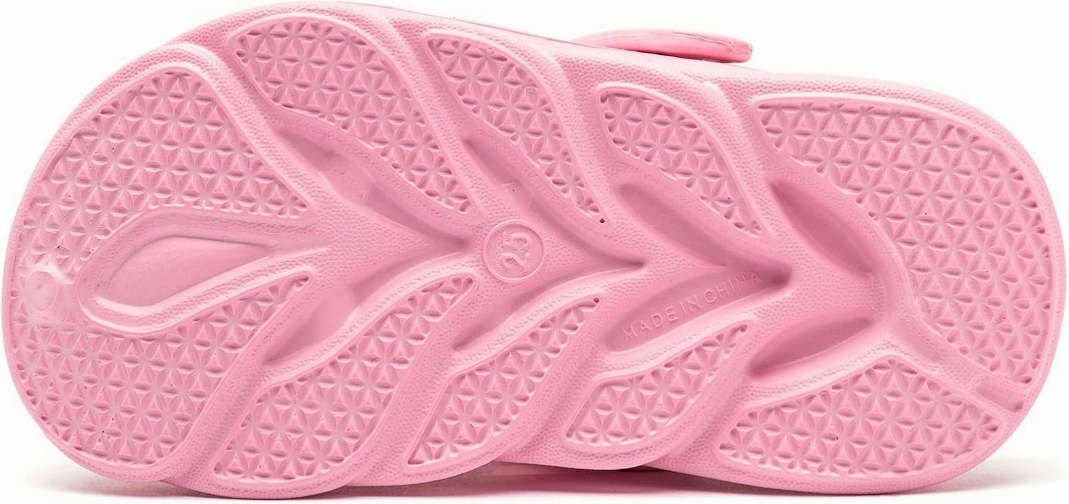 HOBIBEAR Boys and Girls Classic Graphic Garden Clogs Slip on Water Shoes(Toddler/Little Kids/Big Kids)