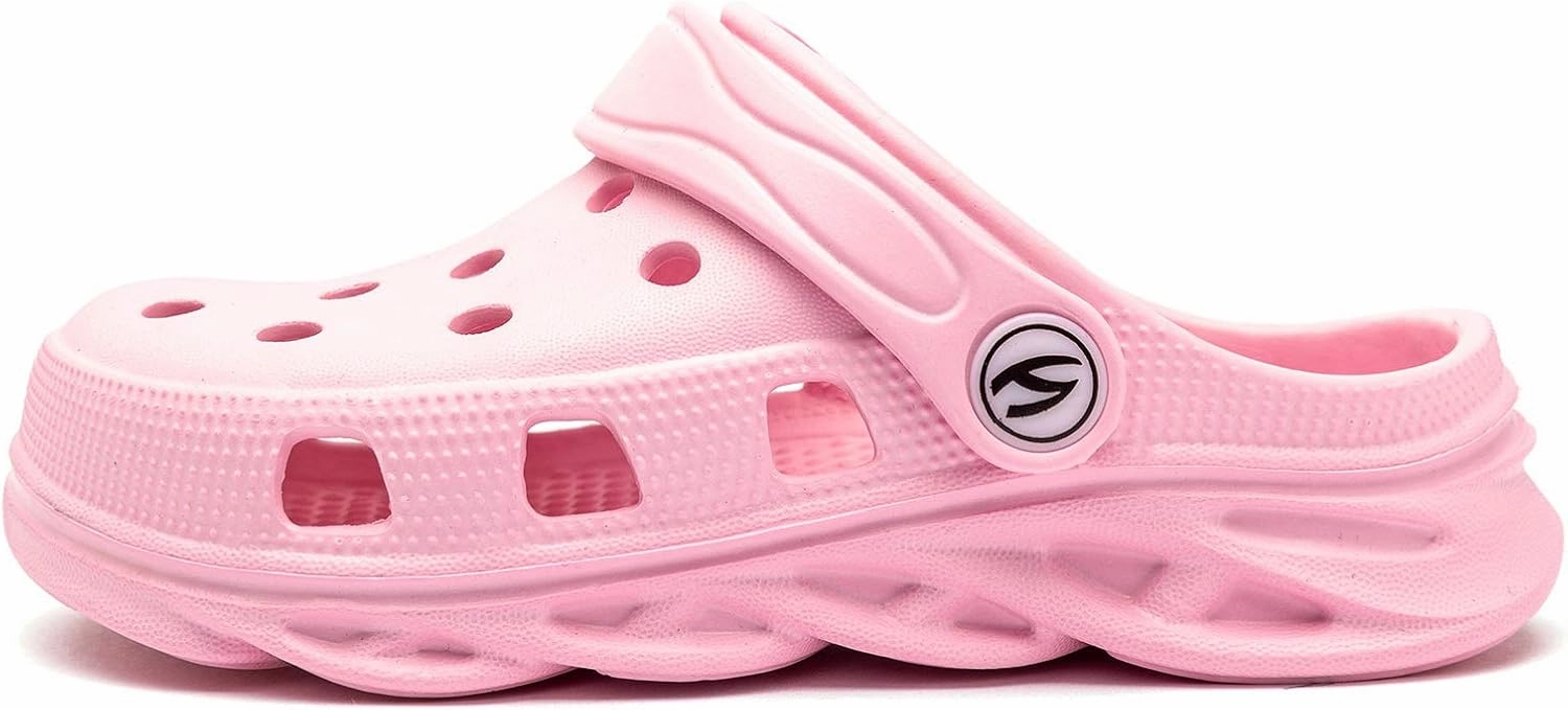 HOBIBEAR Boys and Girls Classic Graphic Garden Clogs Slip on Water Shoes(Toddler/Little Kids/Big Kids)