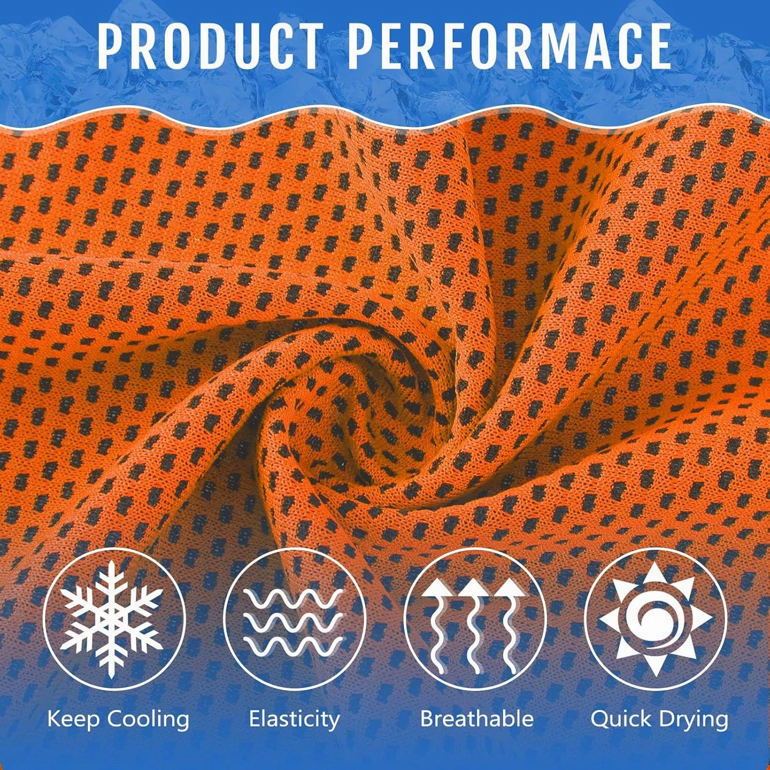 Hosuly 30 Pack Cooling Towels, 40"x12" Ice Breathable Soft Chilly Sweat Rag Microfiber Workout Rags for Gym Cooling Towels for Neck and Face for Yoga Golf Sport Running