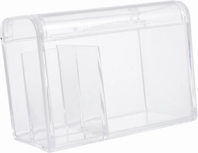 Household Cotton Pad Holder Transparent Multi Makeup Puff Storage Box Convenient Cosmetic Organizer for Swabs and Pads for Tidy Bathroom and Vanity Spaces