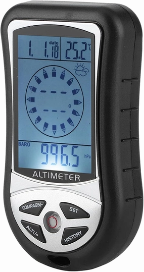 Household Household Goods, Barometer   for Outdoor Enthusiasts and Home Supplies Portable Electronic Weather Altimeter Household