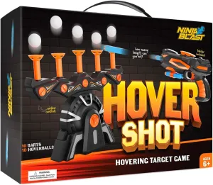 Hover Shot Shooting Toy for Kids - Ball Target Game for Nerf Guns - Cool Birthday Gifts Toys for Boys Age 6  Year Old Boy Best Teenage Gift Idea - Gun, Targets & Darts - Powered by Plug or Batteries