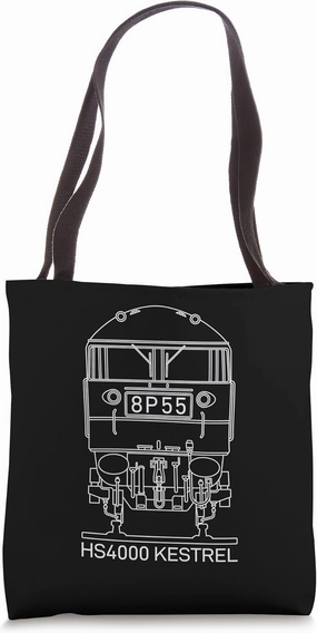 HS4000 Kestrel Prototype British Locomotive Blueprint Tote Bag