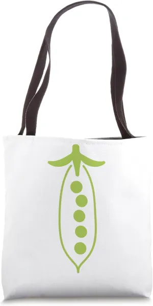 Humor Peas Simple minimalist vegetable Pea Tote Bag