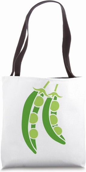 Humor Peas Simple minimalist vegetable Pea Tote Bag