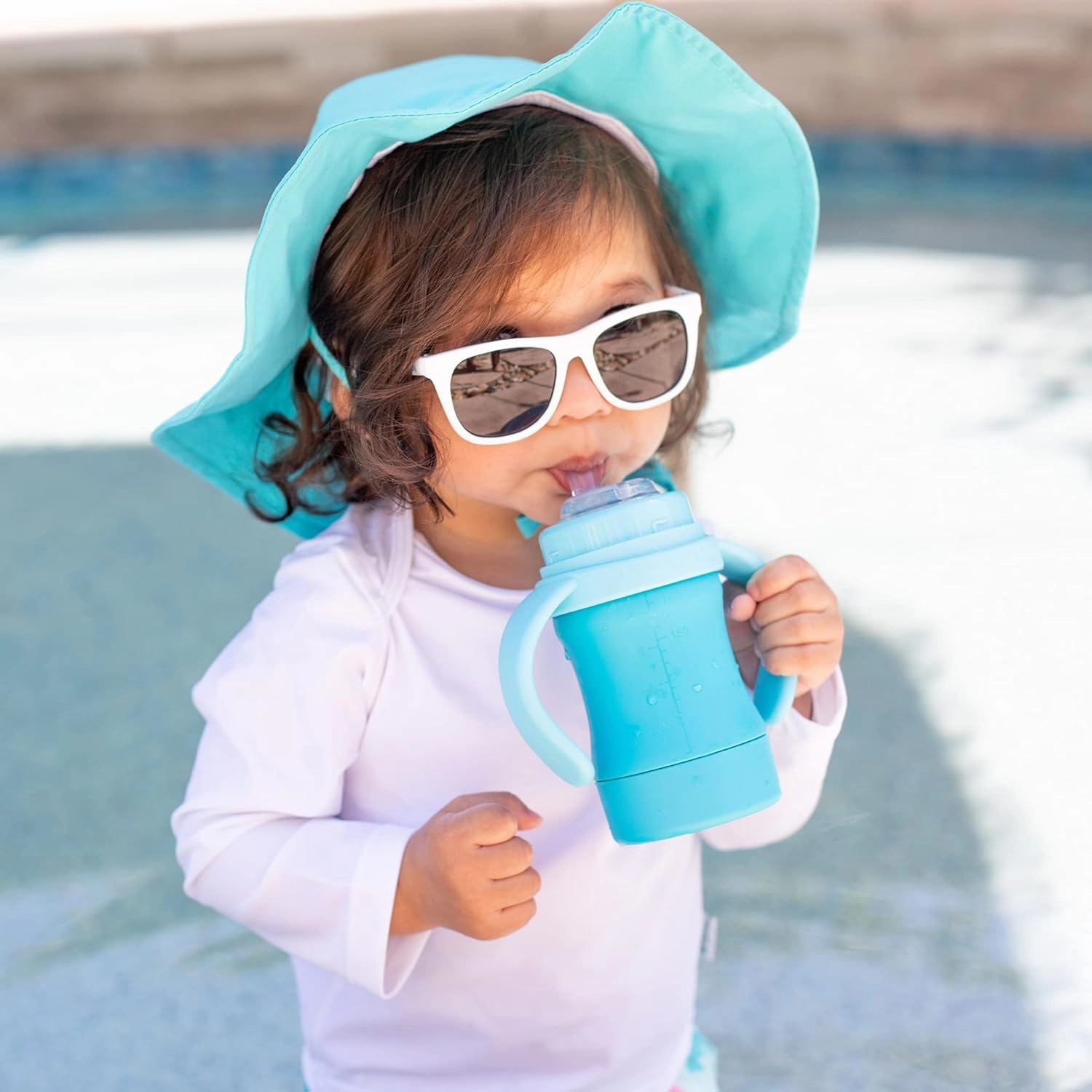 i play. Baby Girls' Brim Hat | All-Day UPF 50  Sun Protection for Head, Neck, & Eyes
