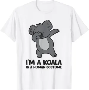 I'm A Koala In A Human Costume Funny Koala T-Shirt