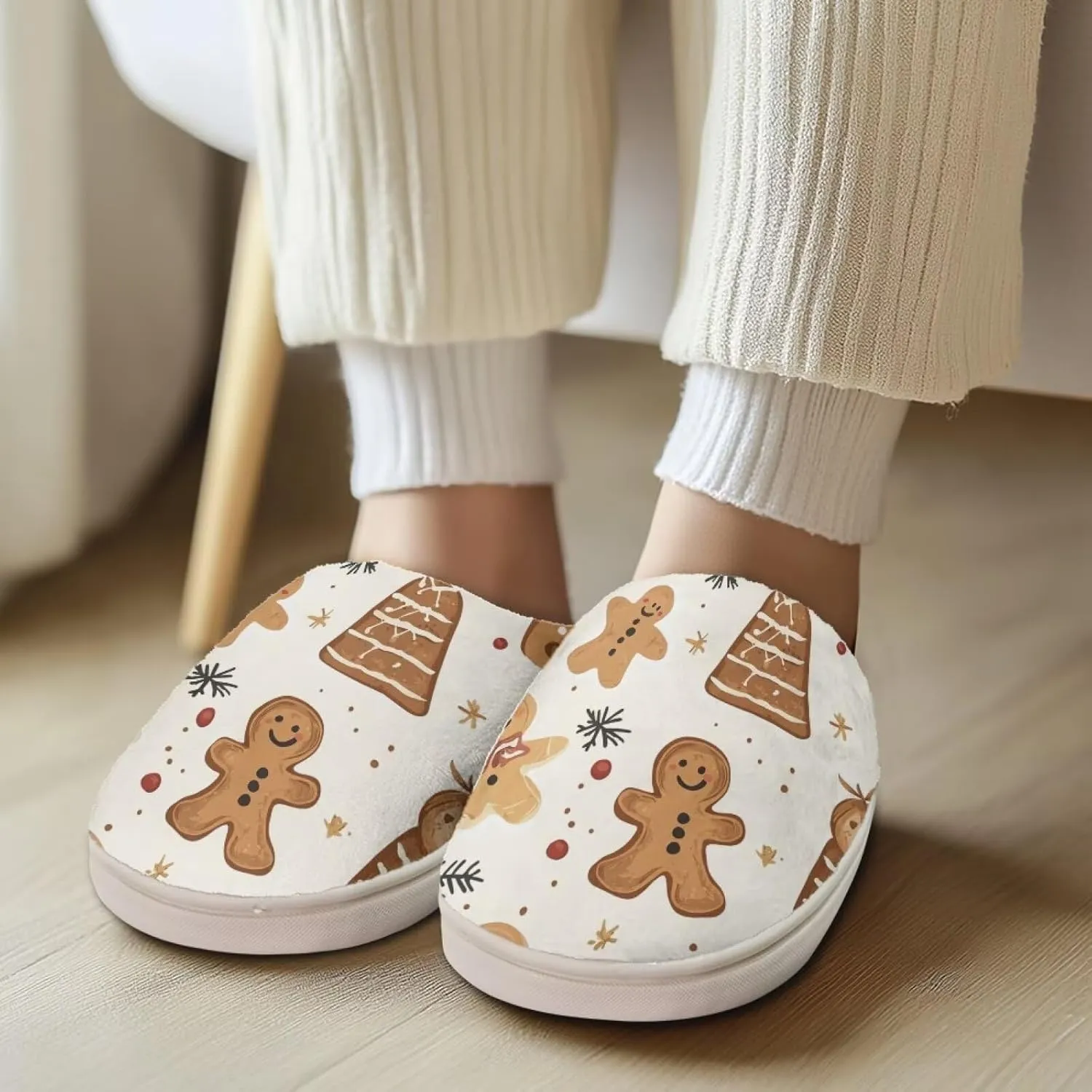 Indoor Slippers Colorful Fashion Animal Print for Women Skin-friendly Soft Shoes Fit for Home Bedroom Kitchen