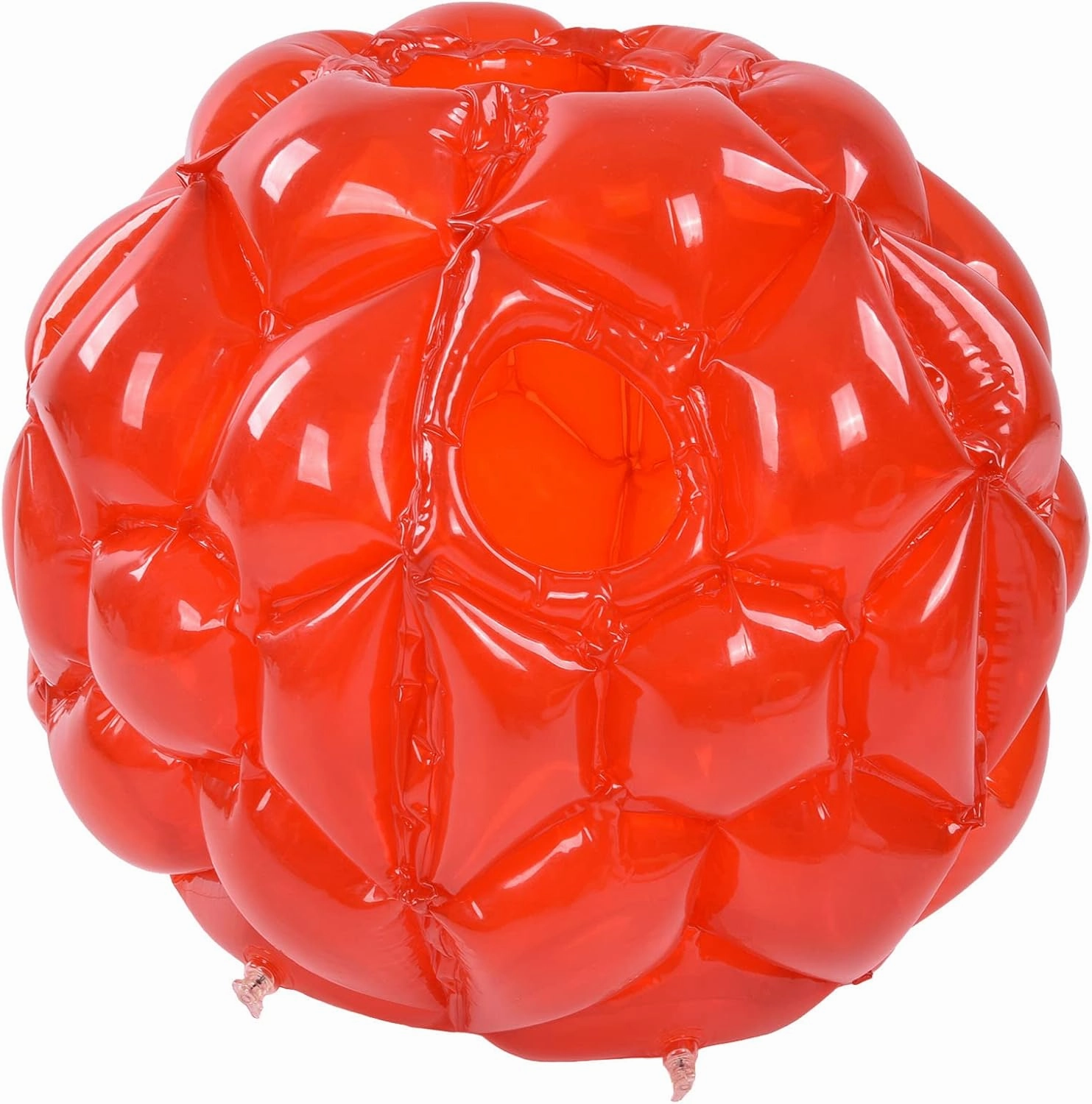 Inflatable Bumper Ball, 23.6inch PVC Bubble Ball Human Hamster Knocker Body Zorb Ball for Kids Adults Family Picnics Parties Camp Beach Games