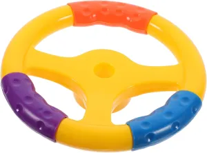 Interactive Steering Wheel Toy Lightweight Car Accessory for Bumper Cars Boys and Girls Vehicles Easy to Install Replace Safe Design for Playtime Fun