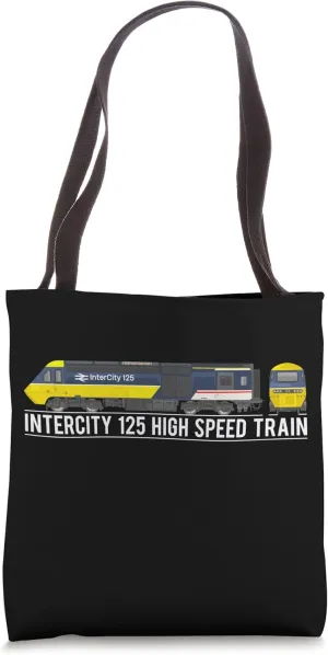 InterCity 125 High Speed Train British Rail Diagram Tote Bag