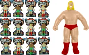 JA-RU Super Stretchy Wrestlers Action Figures (12) Squishy Stretch Man. Wrestling Toys for Kids. Stress Relief Fidget. Classic Retro 90s Toys Nostalgia. 4307-12p